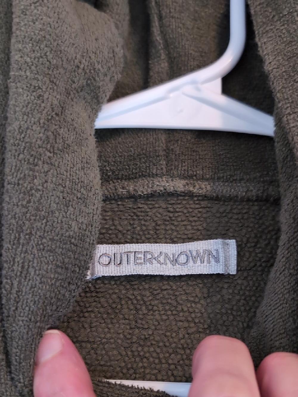 Outerknown Olive Hightide Hoodie - Picture 2 of 7